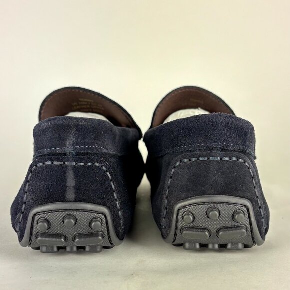 Bruno Magli Torro Blue Suede Loafers (US 10M / EU 43) Like New - Picture 9 of 14